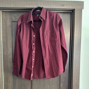 Croft & BarrowBurgundy Men's Shirt